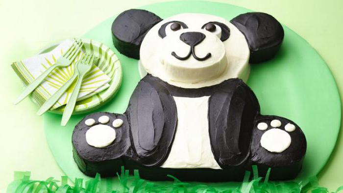 Cake Panda to urobiť sami bez masticu
